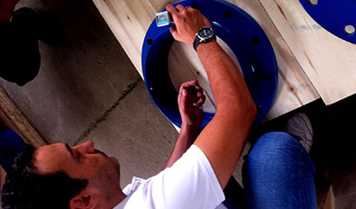 Inspección del espesor del revestimiento epoxi Inspección del espesor del revestimiento epoxi